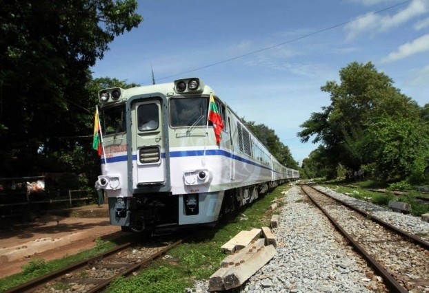 The new Rangoon - Kyaiktiyo express