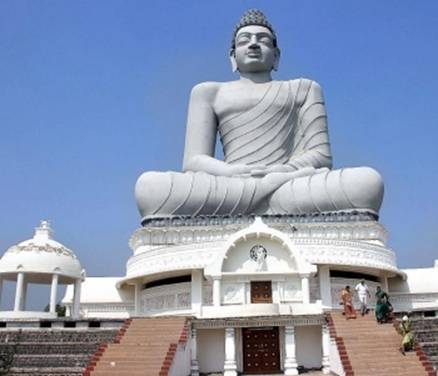 The Dhyana Buddha complex at Amaravati. From The Hindu