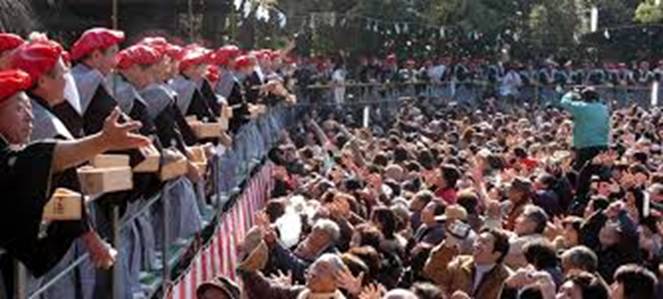 Kết quả hnh ảnh cho bean-throwing festival