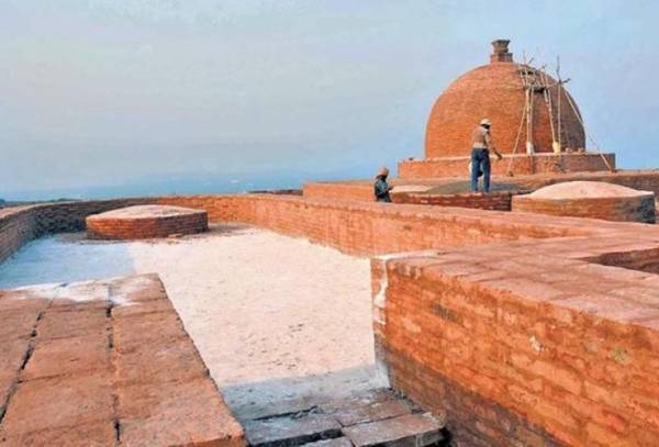 Reconstructing ancient Buddhist complexes in Andhra Pradesh. From thehindu.com