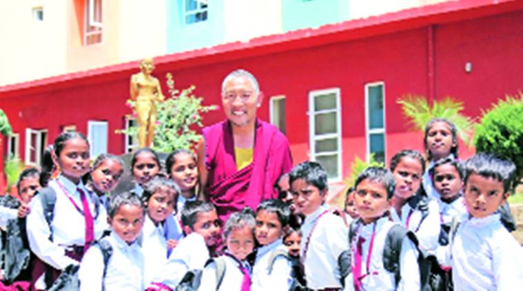 dalai lama, monk education, slum monk, dharamshala, indian express news, punjab, punjab news