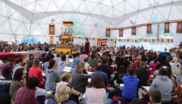 Vajrakilaya retreat. From facebook.com