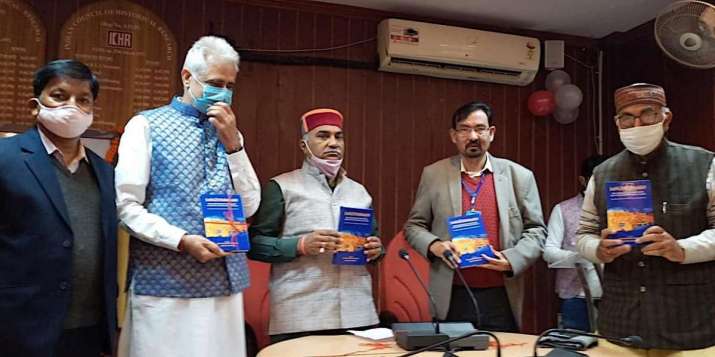 Book launch ceremony at Indian Council of Historical Research, New Delhi. Image courtesy of the author