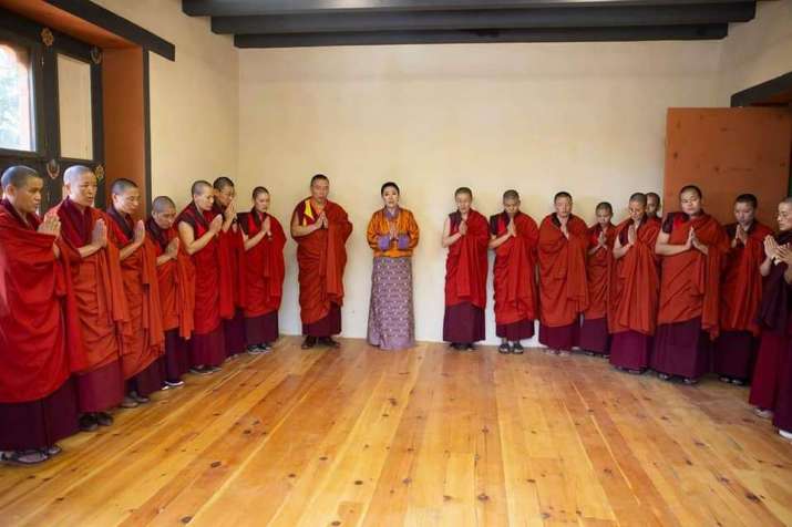 Majesty the Queen Mother Ashi Tshering Yangdoen Wangchuck at the opening of the BNFs Training & Resource Center. Image courtesy of the BNF