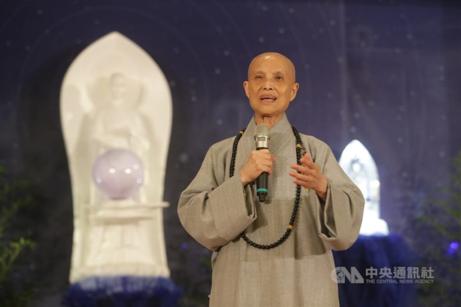 Dharma Master Cheng Yen (證嚴法師), founder of Taiwan-based Buddhist Compassion Relief Tzu Chi Foundation. CNA file photo